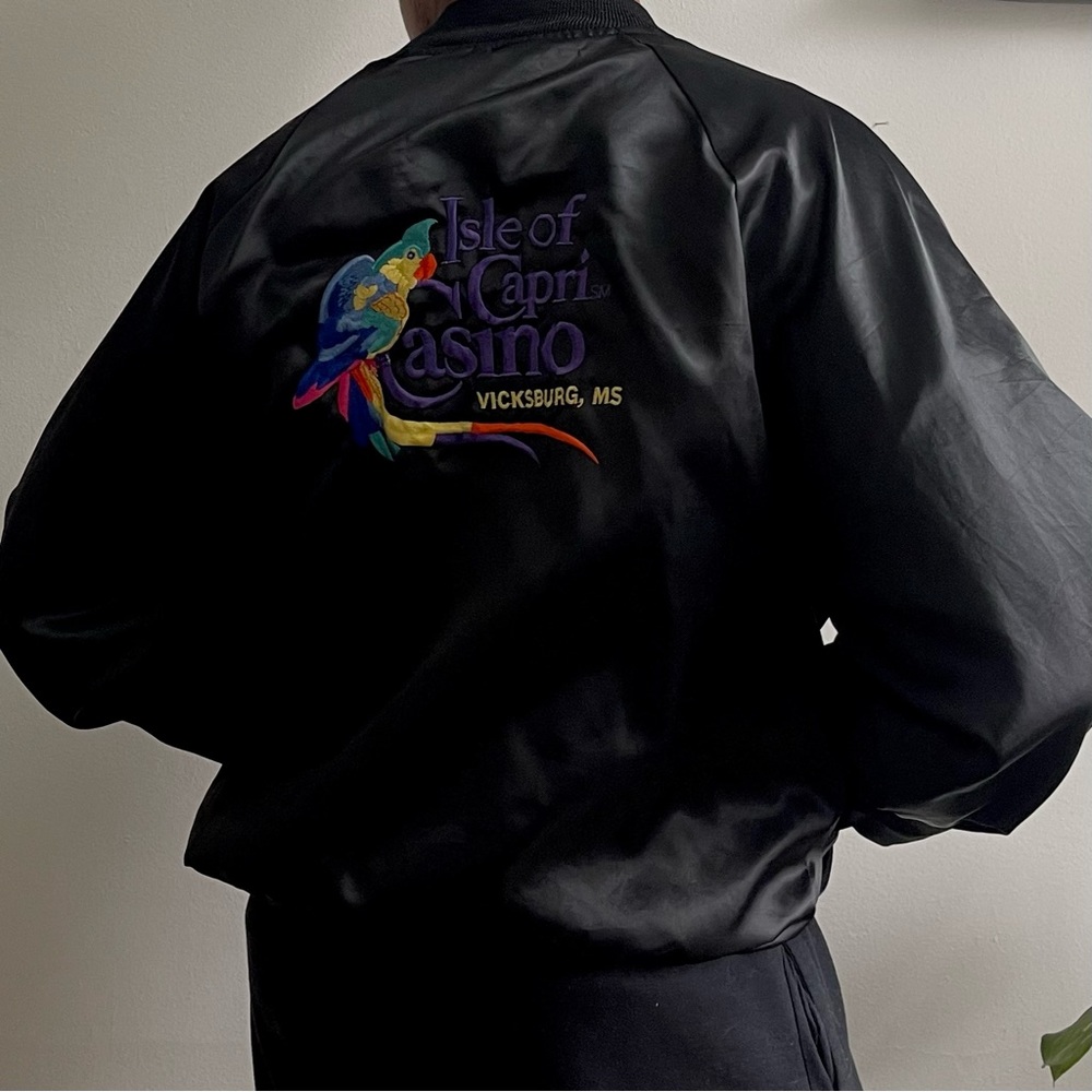 Bridgeport - Black vintage bomber